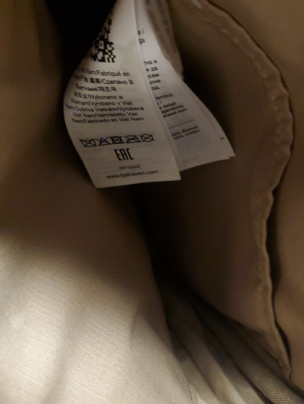 Fjallraven Heavy Canvas Black Crossbody  Bag Adjustable Strap - Picture 4 of 4